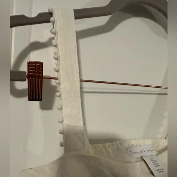 House of Harlow White Square Neck Crop Tank Top - Women - Picture 3 of 5